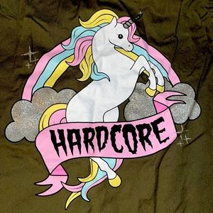 Hot Topic Hardcore Unicorn Girls Military Jacket Plus Size 4X